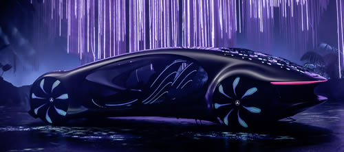 Mercedes-Benz Introduces VISION AVTR Concept Car at CES 2020