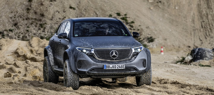 Mercedes-Benz Experiments Off-road Luxury EV with the EQC